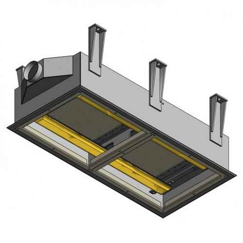 MK ceiling outlet with filter