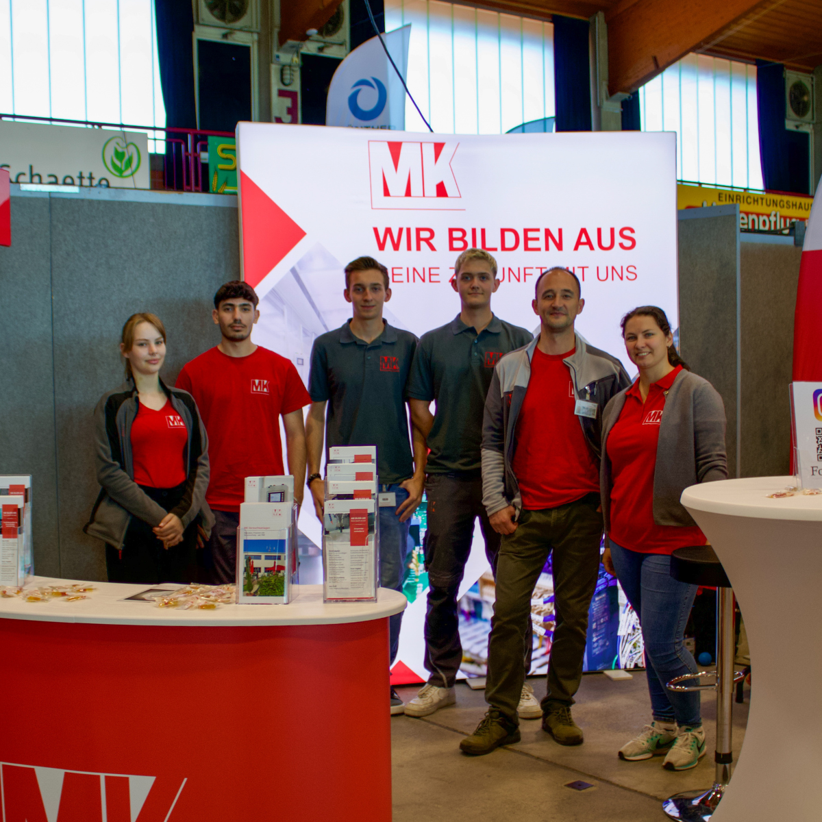 MK Versuchsanlagen auf der Ausbildungsmesse in der Hessenhalle in Alsfeld